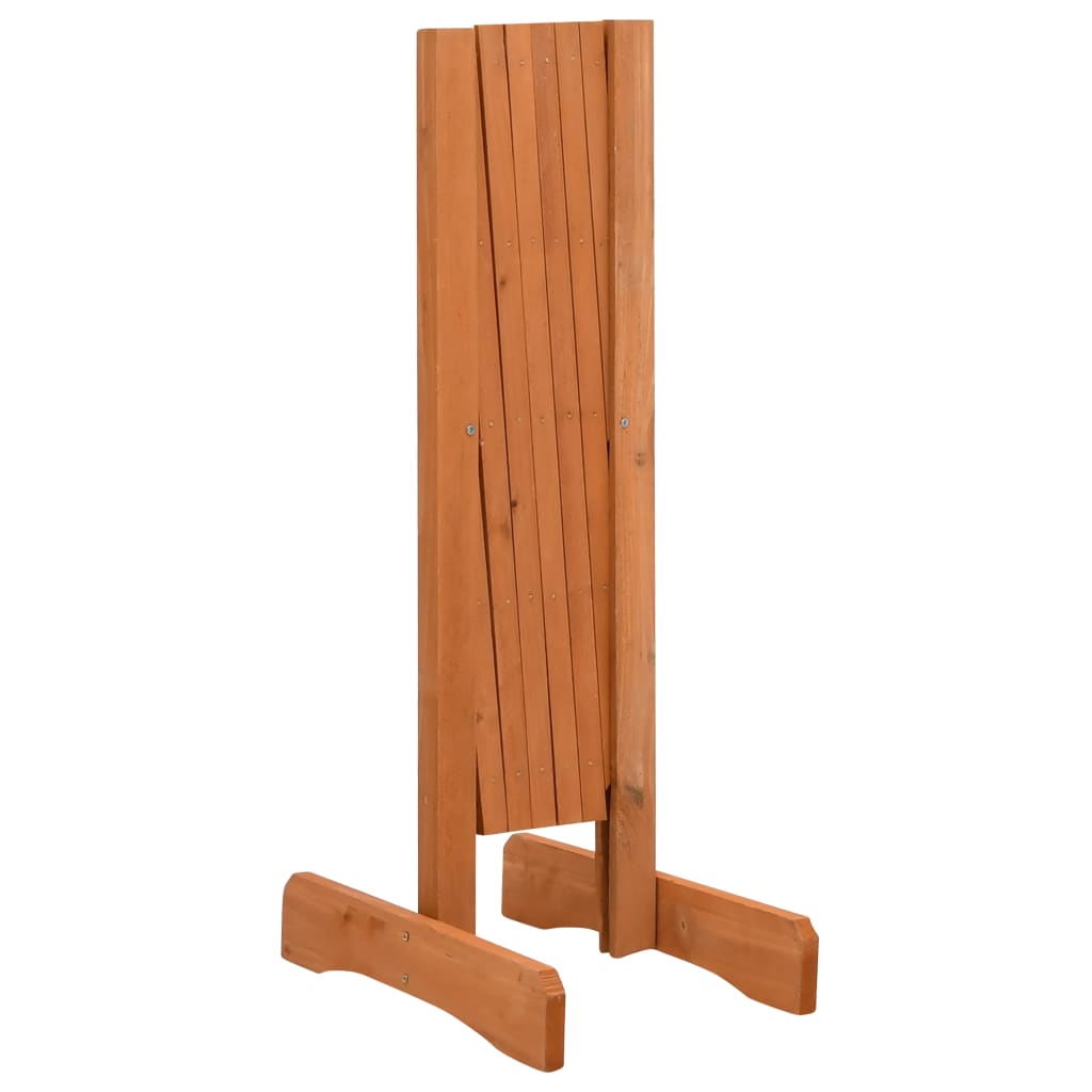 vidaXL Usine de jardin 120x60 cm massif vurenhout orange