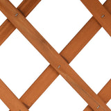 vidaXL Latwerkplantenbak 45x30x74 cm massief vurenhout oranje