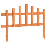 vidaXL Lawn Edging 10 pcs 4.4 m spruce wood