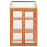 vidaXL Broeikas 60x45x100 cm vurenhout