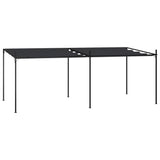 vidaXL Prieel met uittrekbaar dak 600x300x233 cm antracietkleurig