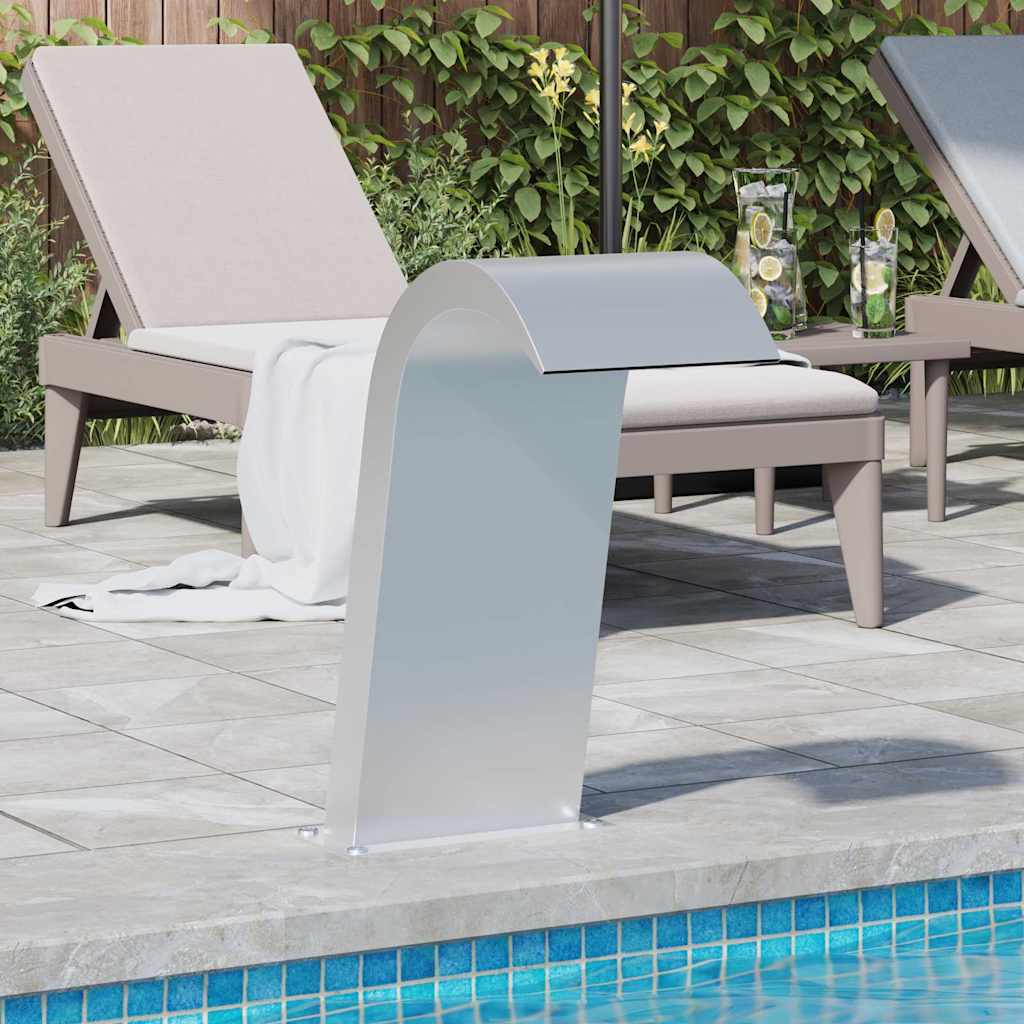 vidaXL Pool Fountain 50x30x60 cm stainless steel 304