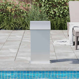 vidaXL Pool Fountain 50x30x60 cm stainless steel 304