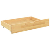 vidaXL Bedframe met 2 lades massief grenenhout 90x200 cm