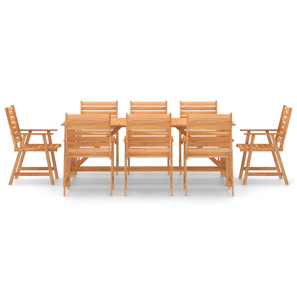 vidaXL 7-piece Garden Dining Set Solid Acacia Wood