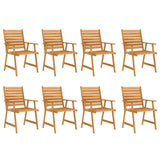 vidaXL 7-piece Garden Dining Set Solid Acacia Wood