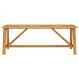 vidaXL 7-piece Garden Dining Set Solid Acacia Wood
