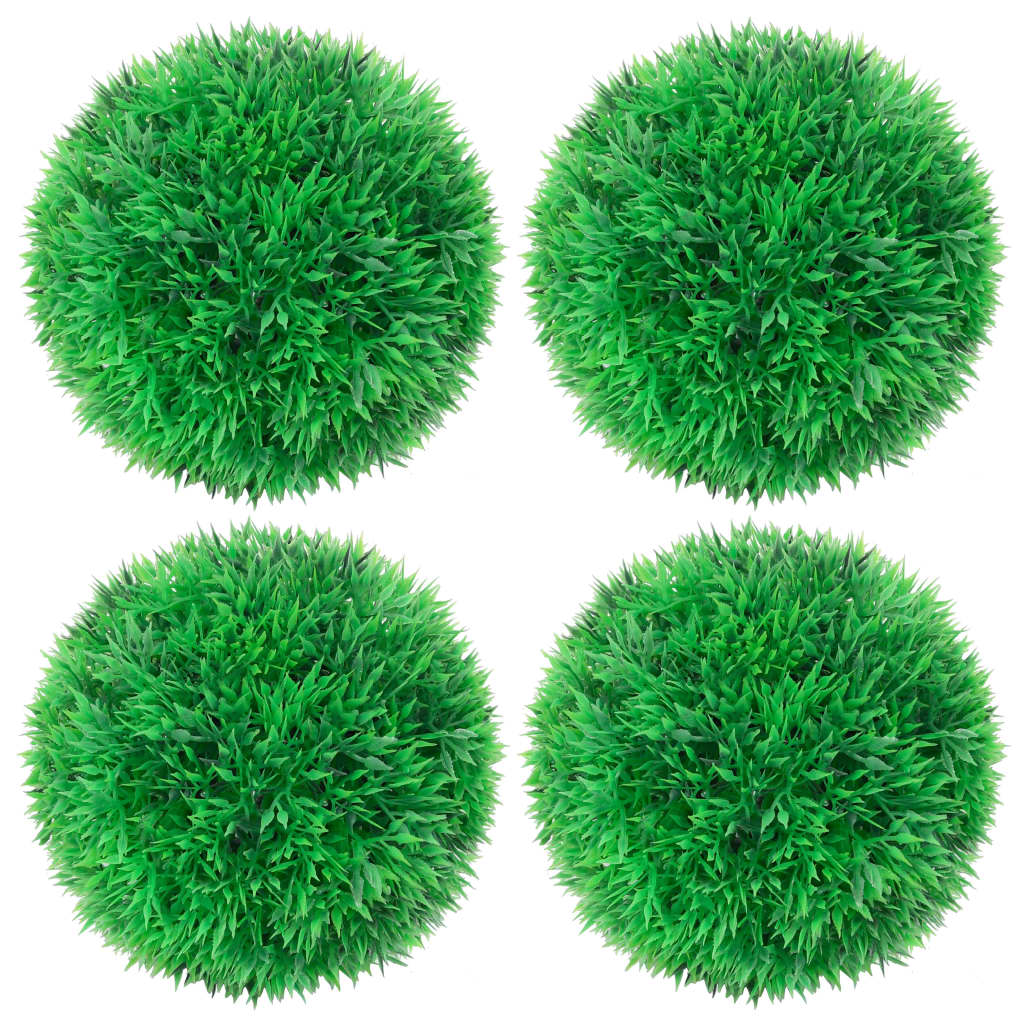 vidaXL Kunstbuxusbollen 4 st 12 cm