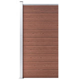 vidaXL Fence Panel 95x186 cm HKC brown