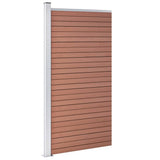 vidaXL Fence Panel 95x186 cm HKC brown