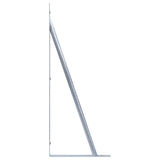 vidaXL Fence Post Support Brackets 2 pcs Galvanized Steel