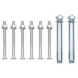 vidaXL Fence Post Support Brackets 2 pcs Galvanized Steel