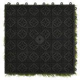 vidaXL Artificial Grass Tiles 11 pcs 30x30 cm green