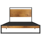 vidaXL Bedframe metaal 90x200 cm