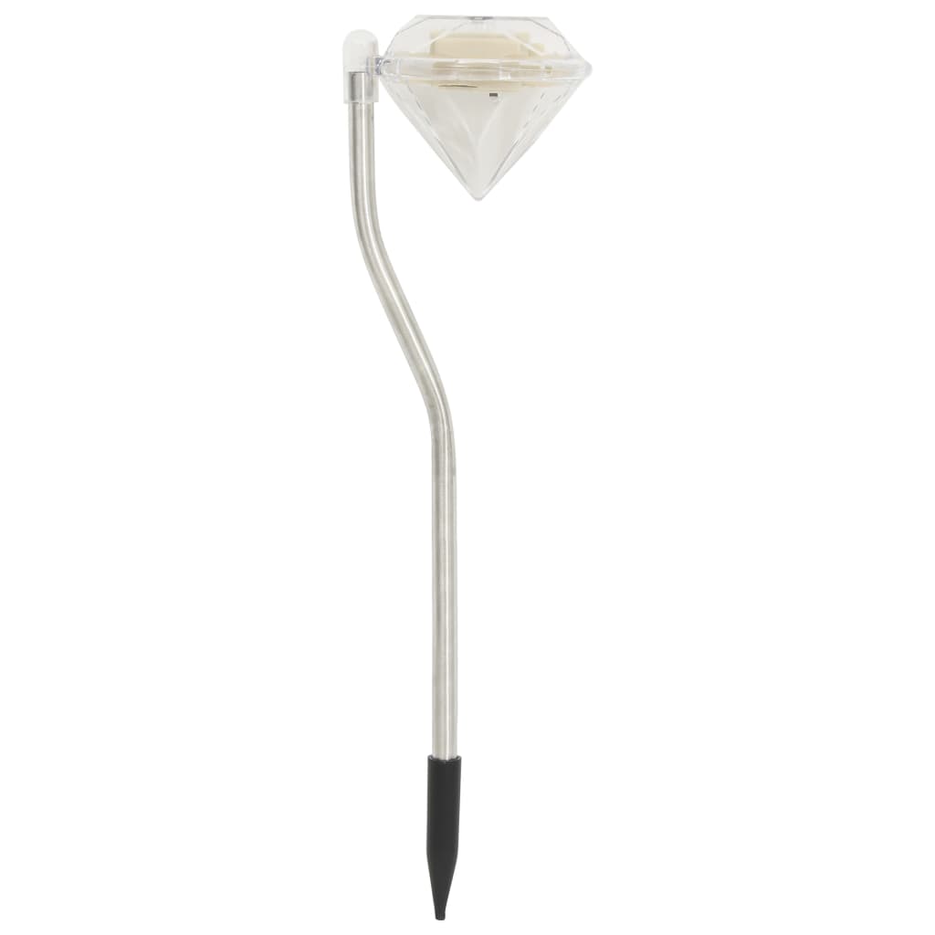 vidaXL Tuinlamp 6 st solar LED 9x7,8x29,5 cm