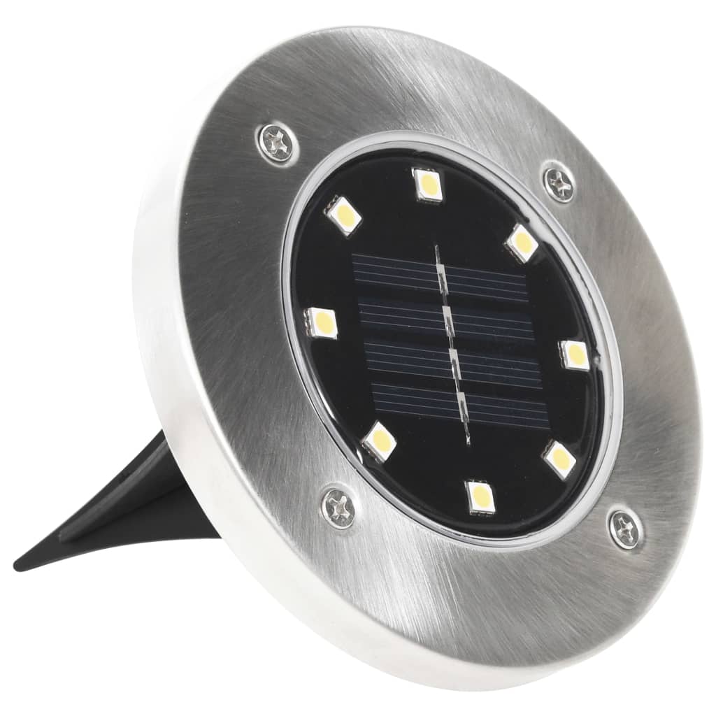 vidaXL Ground Lights 8 pcs solar LED RGB-colour