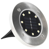 vidaXL Ground Lights 8 pcs solar LED RGB-colour