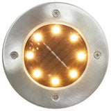 vidaXL Ground Lights 8 pcs solar LED RGB-colour