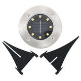 vidaXL Ground Lights 8 pcs solar LED RGB-colour