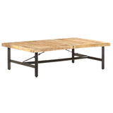vidaXL Salontafel 142x90x42 cm massief mangohout