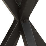 vidaXL Bijzettafel 48x48x56 cm massief mangohout