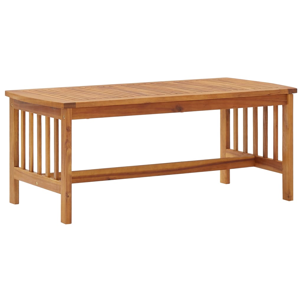 vidaXL 4-Piece Solid Acacia Wood Lounge Set
