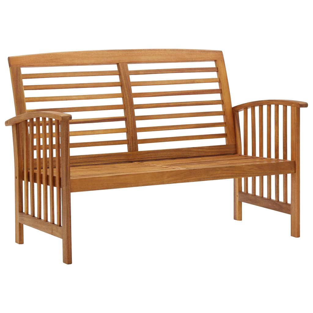 vidaXL 4-Piece Solid Acacia Wood Lounge Set