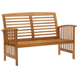 vidaXL 4-Piece Solid Acacia Wood Lounge Set