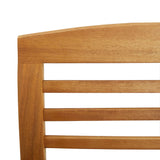 vidaXL 4-Piece Solid Acacia Wood Lounge Set