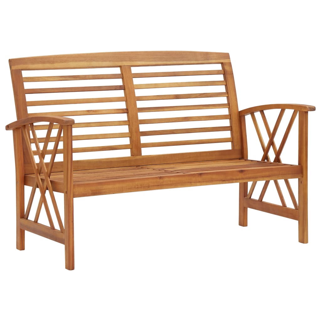 vidaXL 4-Piece Solid Acacia Wood Lounge Set