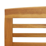 vidaXL 4-Piece Solid Acacia Wood Lounge Set
