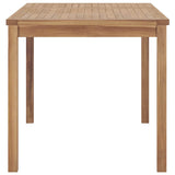 vidaXL Tuintafel 140x80x77 cm massief teakhout