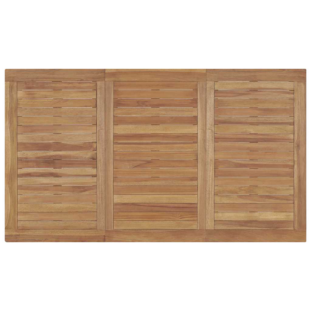 vidaXL Tuintafel 140x80x77 cm massief teakhout