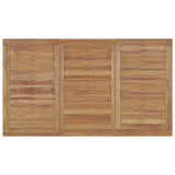vidaXL Tuintafel 140x80x77 cm massief teakhout
