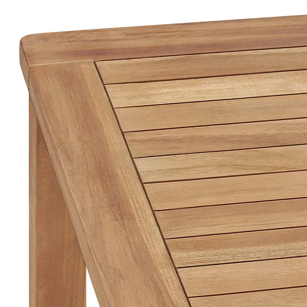 vidaXL Tuintafel 140x80x77 cm massief teakhout