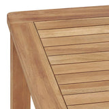 vidaXL Tuintafel 140x80x77 cm massief teakhout