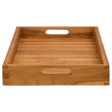 vidaXL Dienblad 60x35 cm massief teakhout