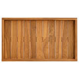 vidaXL Dienblad 60x35 cm massief teakhout