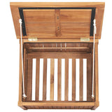 vidaXL Opbergbox 60x50x58 cm massief teakhout