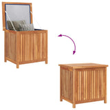 vidaXL Opbergbox 60x50x58 cm massief teakhout