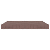 vidaXL Pallet Floor Cushion 73x40x7 cm cotton taupe