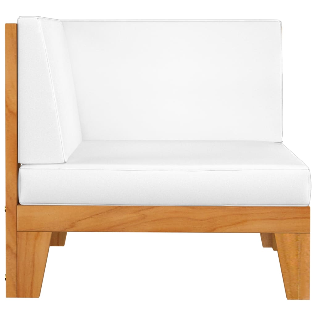 vidaXL 7-Piece Lounge Set with Cushions Solid Acacia Wood