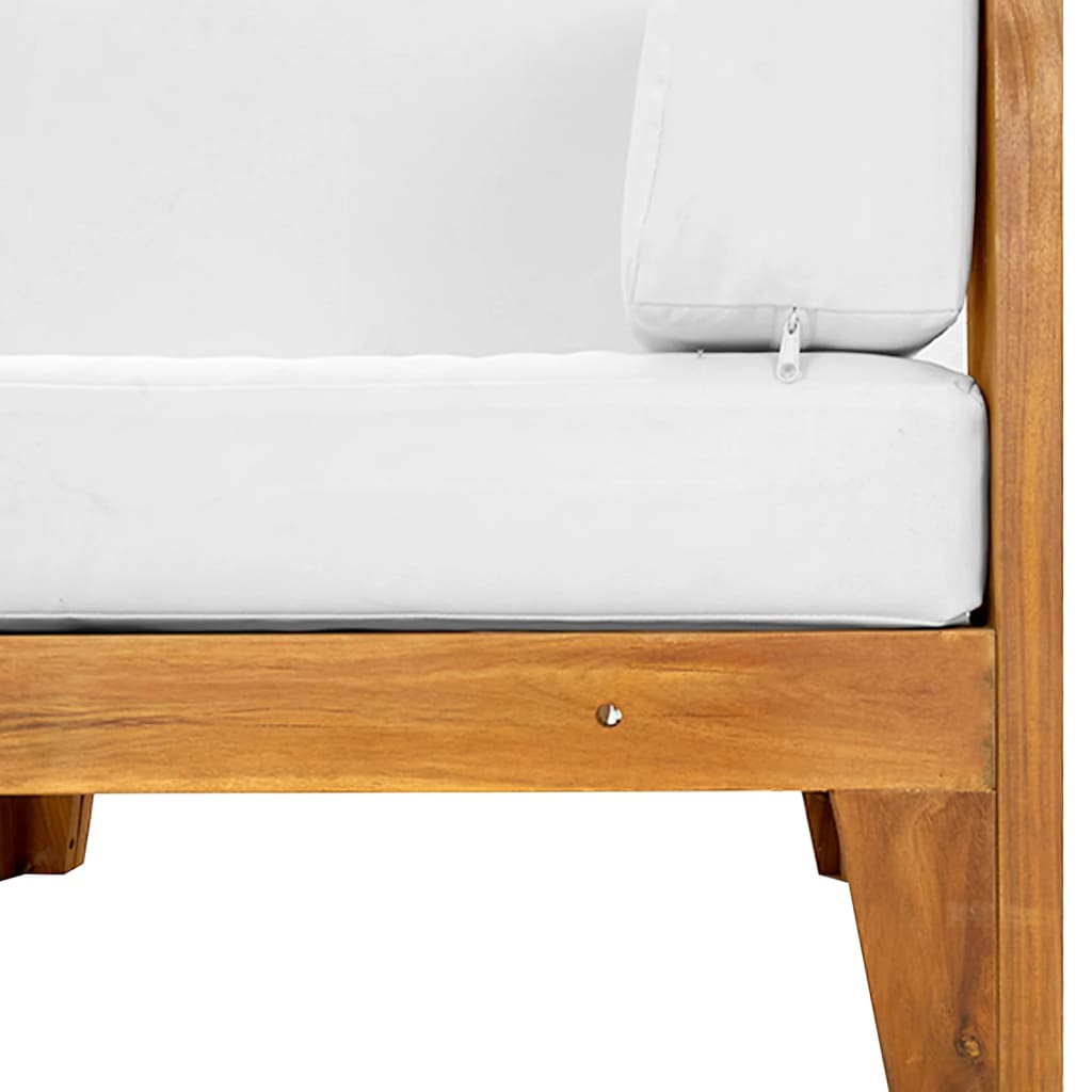 vidaXL 7-Piece Lounge Set with Cushions Solid Acacia Wood