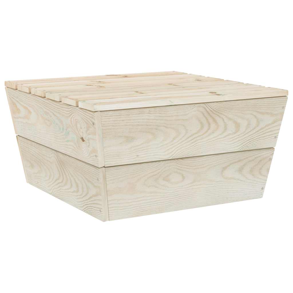 vidaXL Tuintafel 60x60x30 cm geïmpregneerd vurenhout