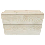 vidaXL Tuintafel 60x60x30 cm geïmpregneerd vurenhout