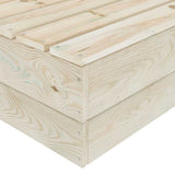 vidaXL Tuintafel 60x60x30 cm geïmpregneerd vurenhout