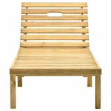 vidaXL Lit avec table imprégné de vert