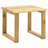 vidaXL Lit avec table imprégné de vert