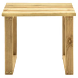 vidaXL Lit avec table imprégné de vert