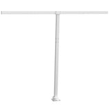 vidaXL Luifelpaalset 300x245 cm ijzer wit